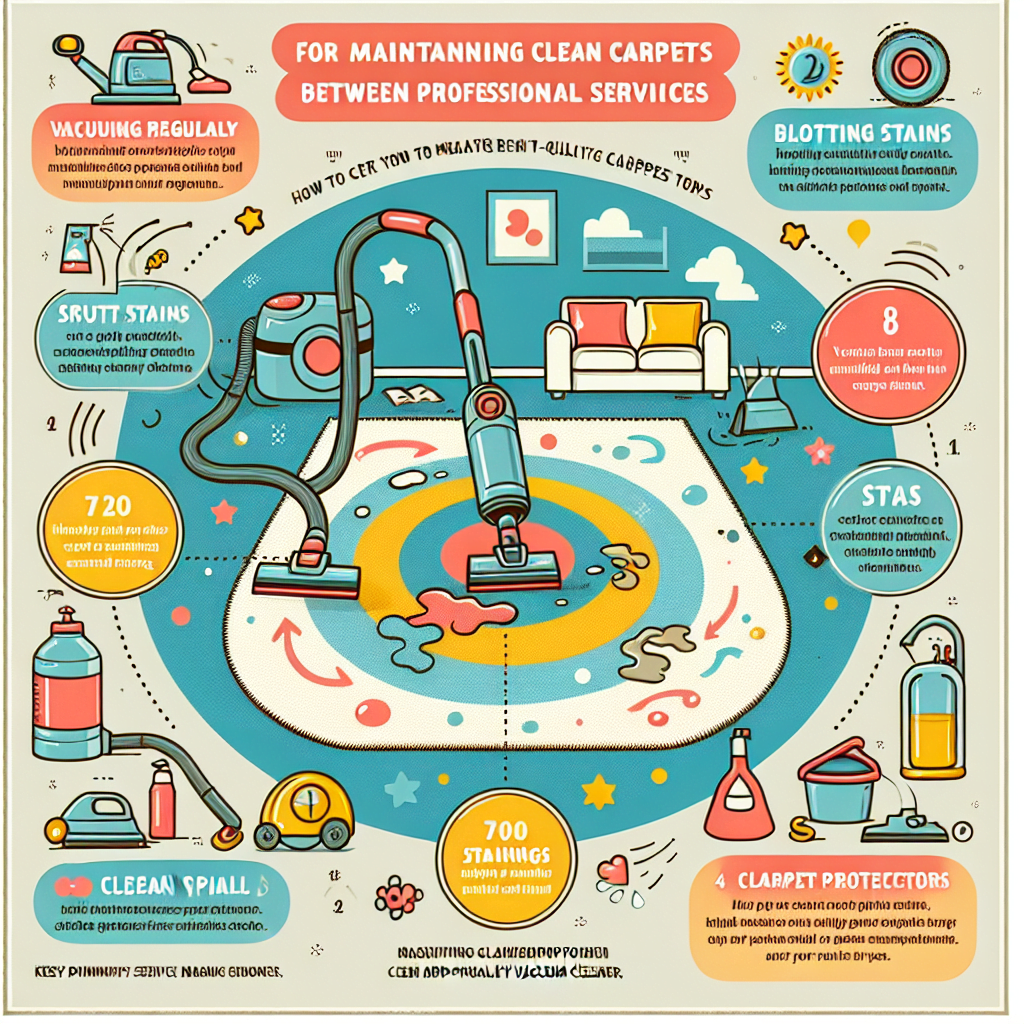 Tips for Maintaining Clean Carpets Between Professional Services