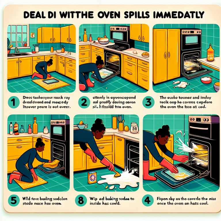 How to Deal with Oven Spills and Messes Immediately