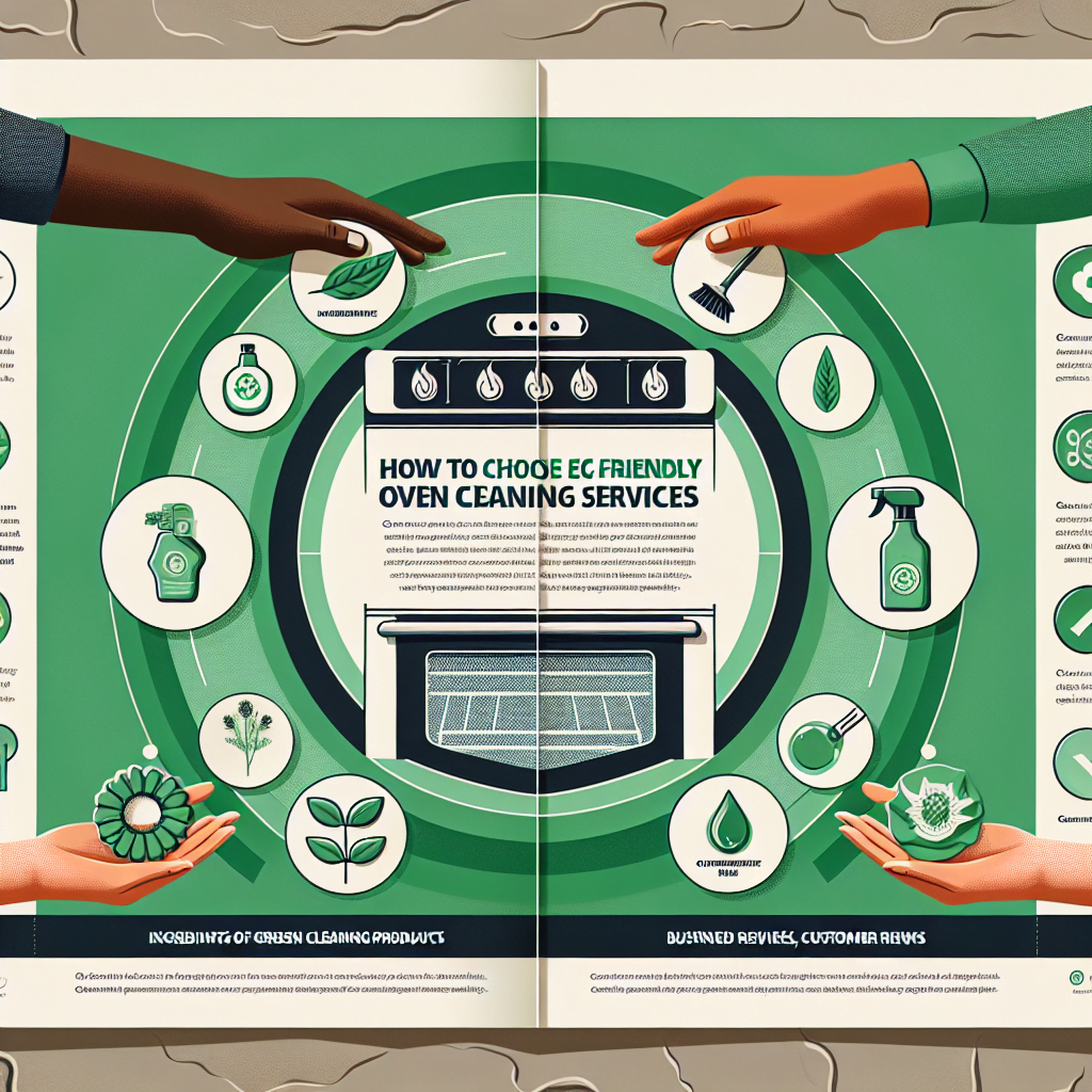How to Choose Eco-Friendly Oven Cleaning Services