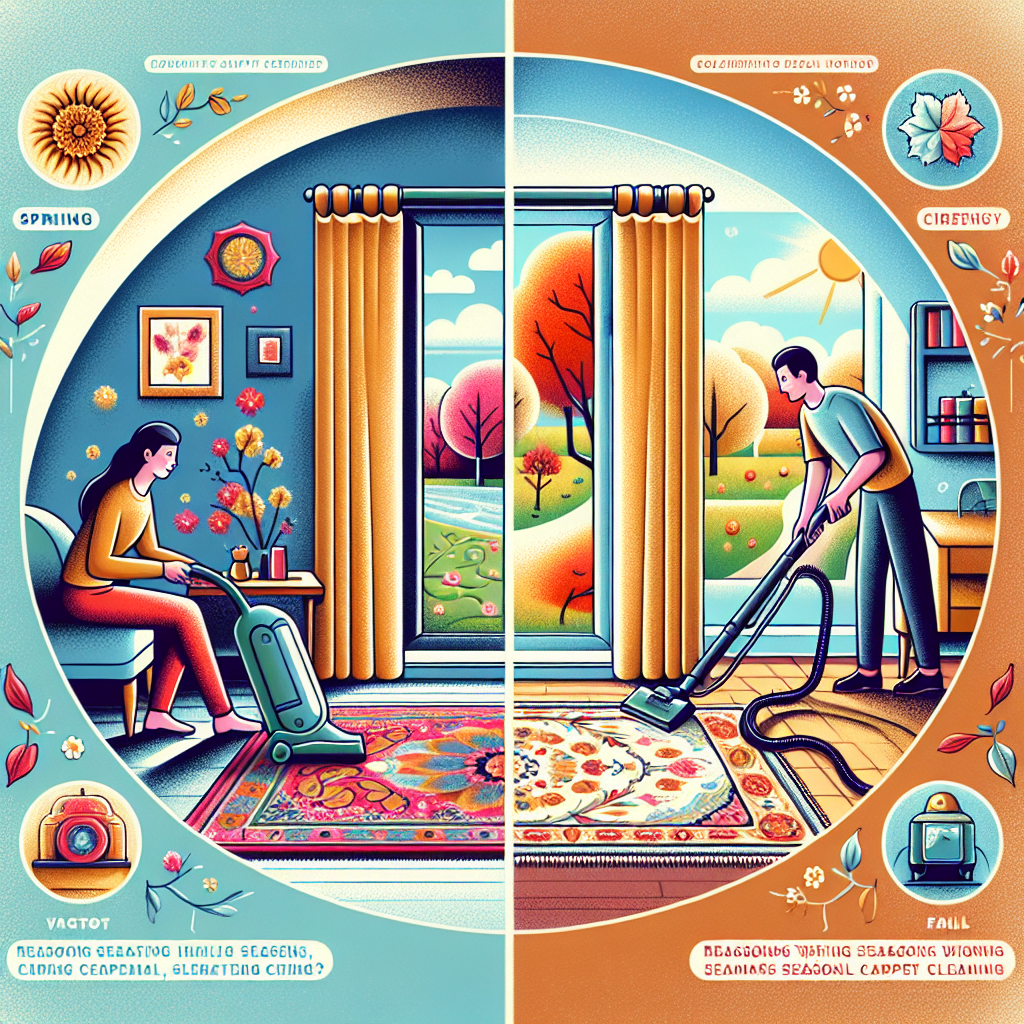 Seasonal Carpet Cleaning: Why Spring and Fall Are the Best Times
