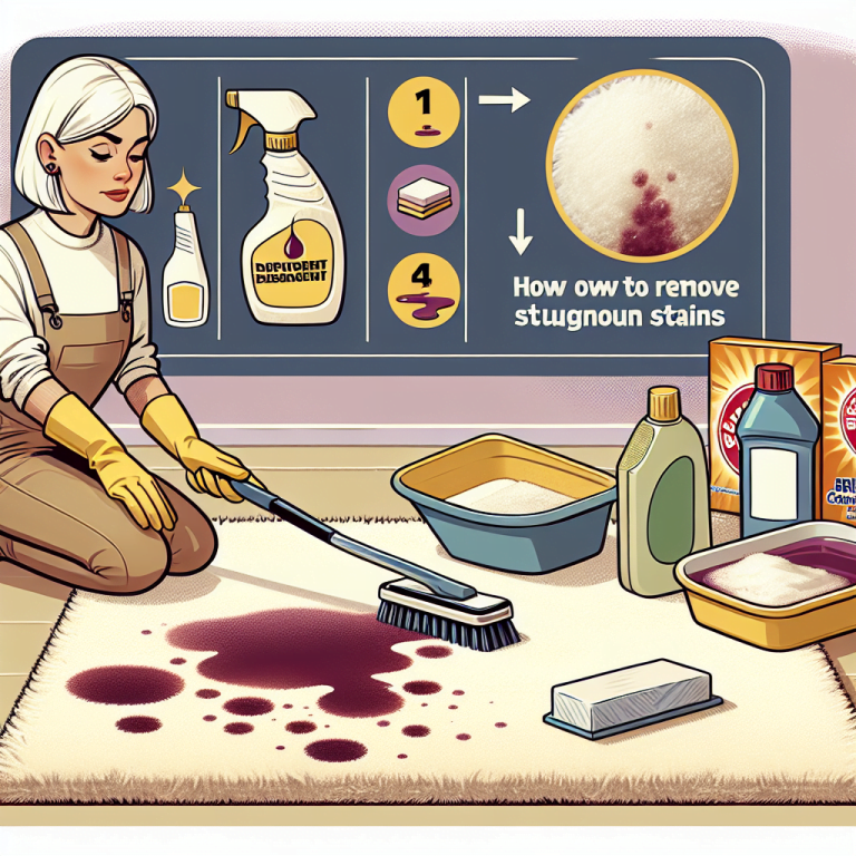 How to Remove Stubborn Stains from Your Carpet