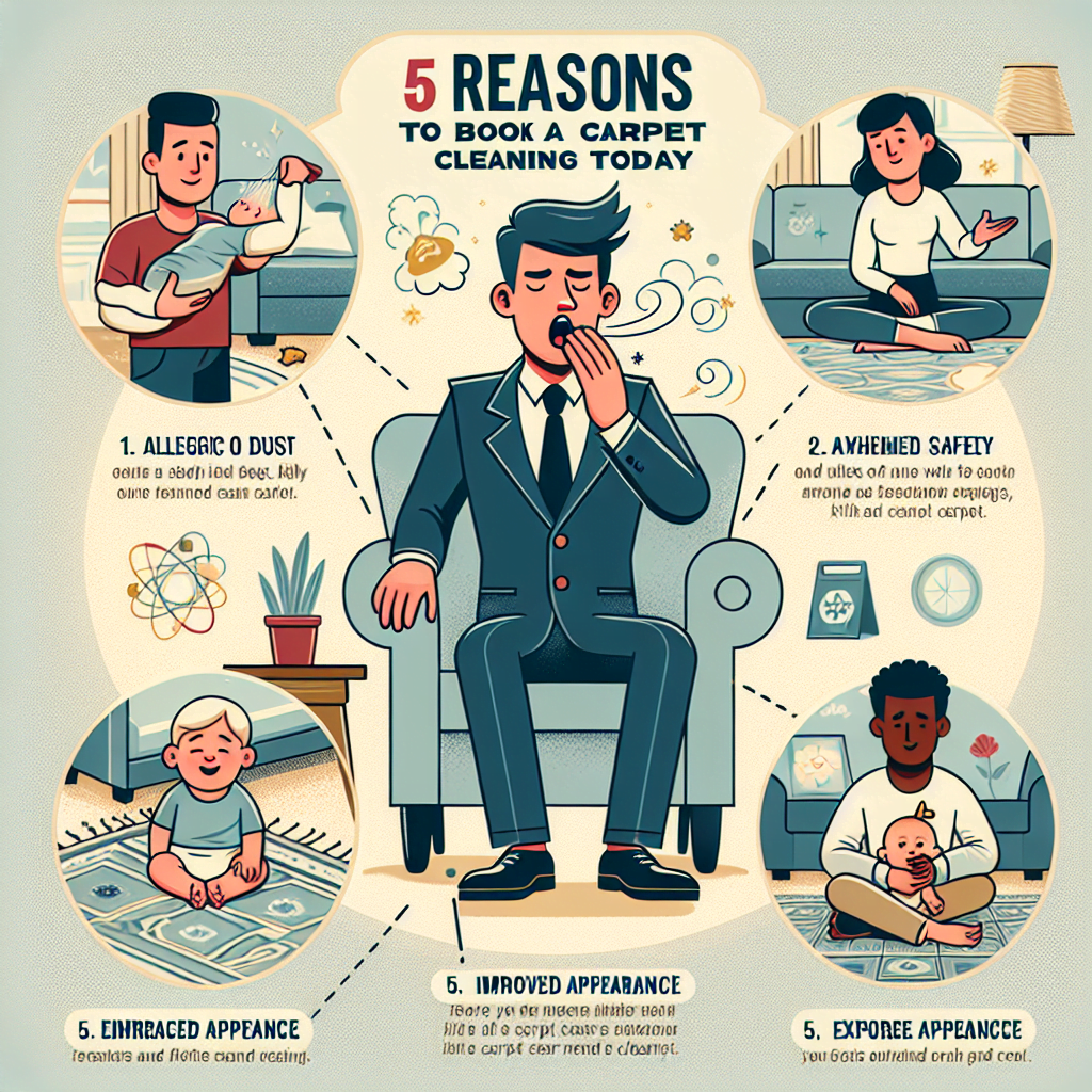 Top 5 Reasons to Book a Carpet Cleaning Service Today