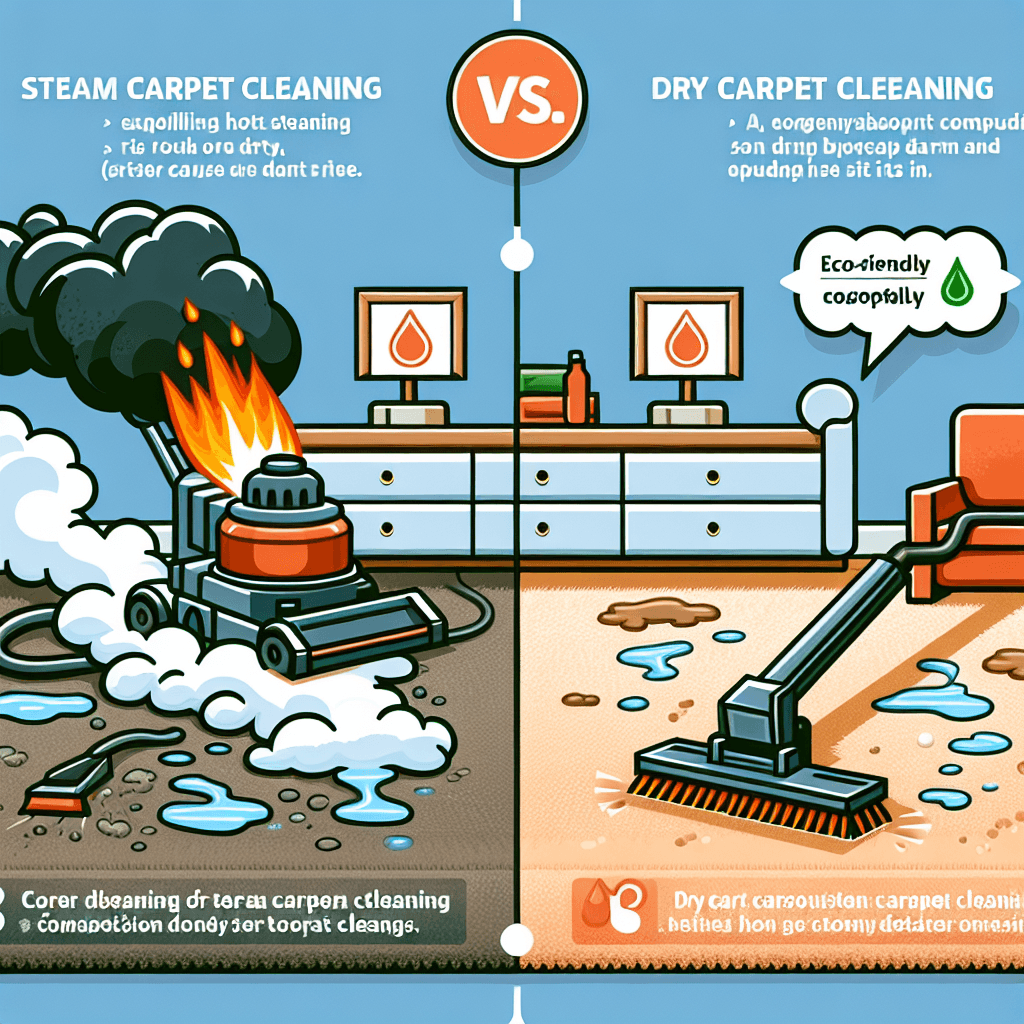 Steam Carpet Cleaning vs. Dry Carpet Cleaning: Which is Right for You?